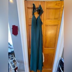 Azazie Everett Bridesmaid Dress - Size A2 - Pine